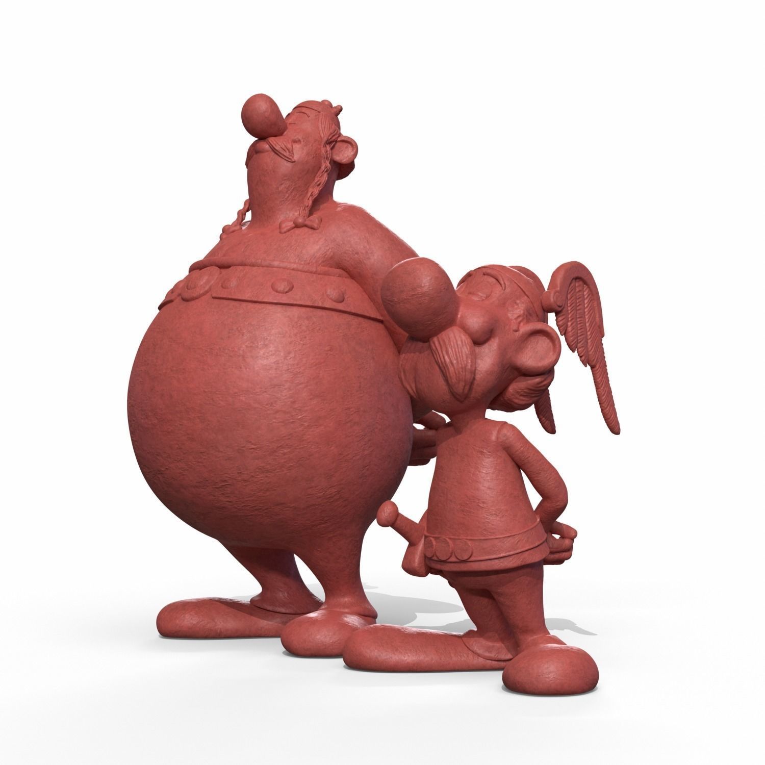 Asterix and Obelix  3D print model_20
