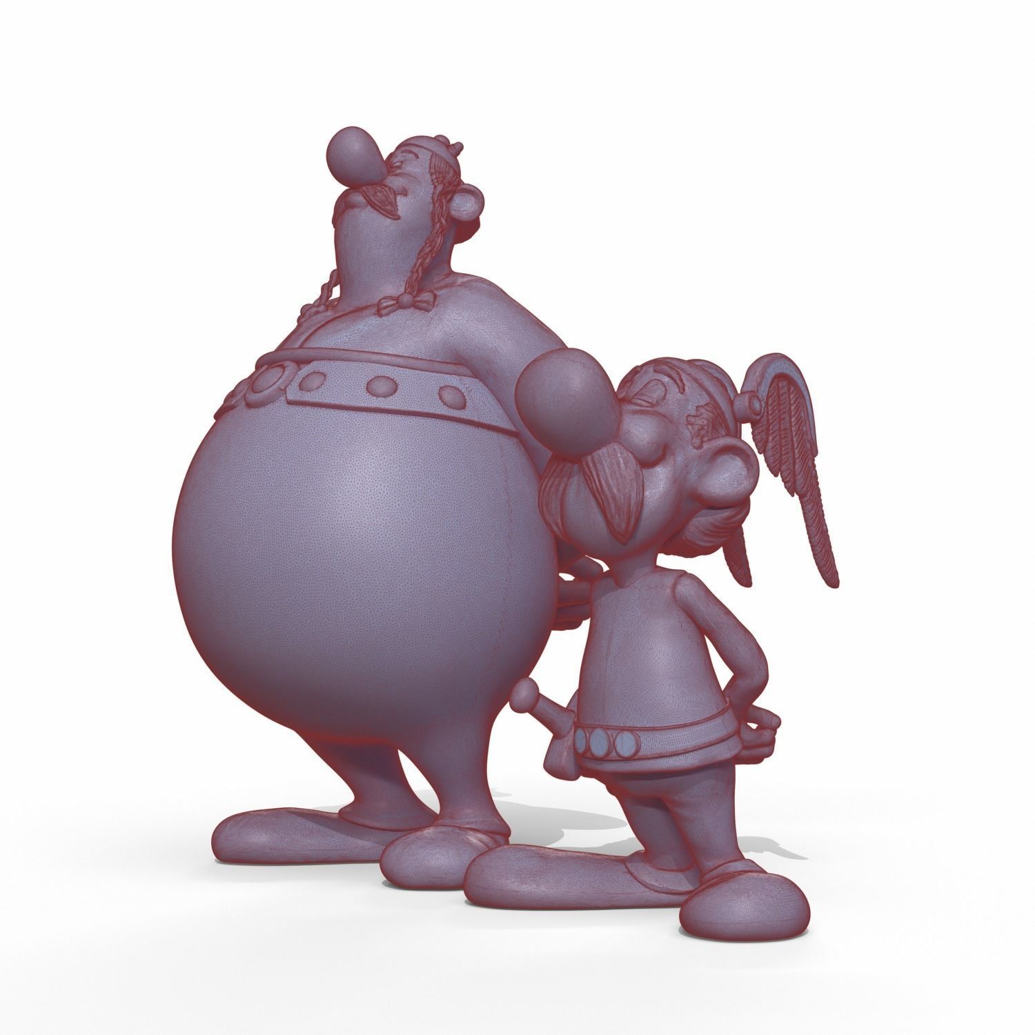 Asterix and Obelix  3D print model_21
