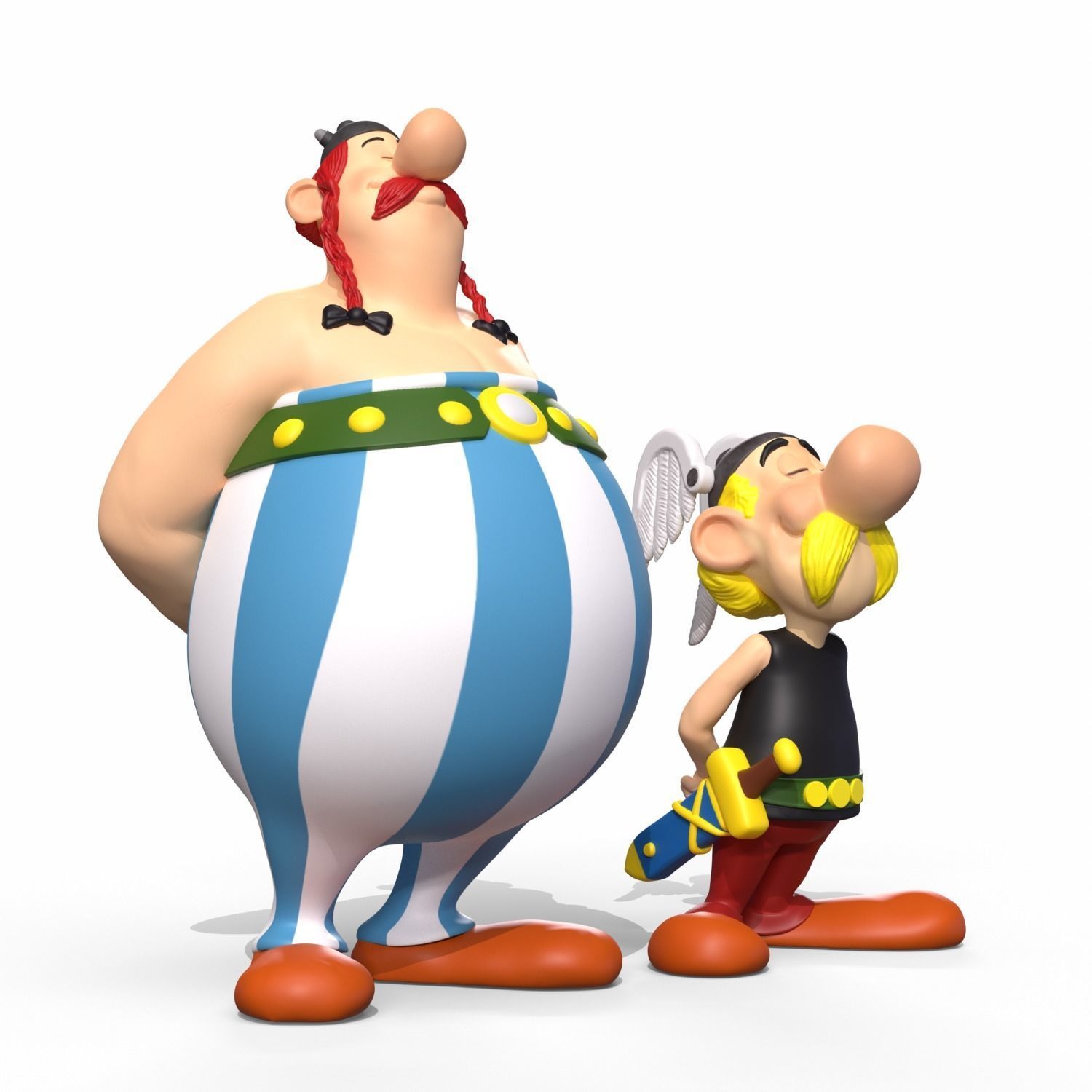 Asterix and Obelix  3D print model_5