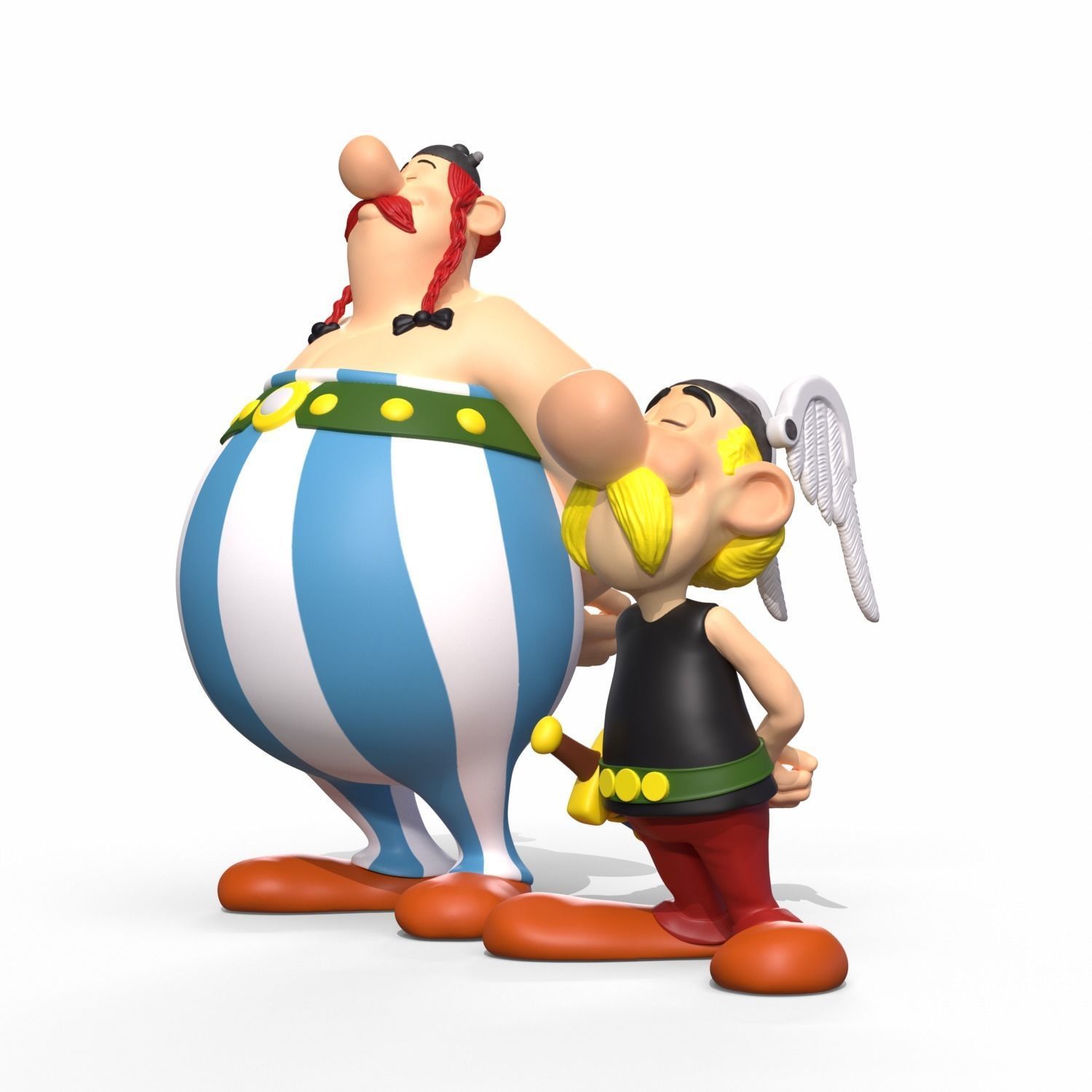 Asterix and Obelix  3D print model_11