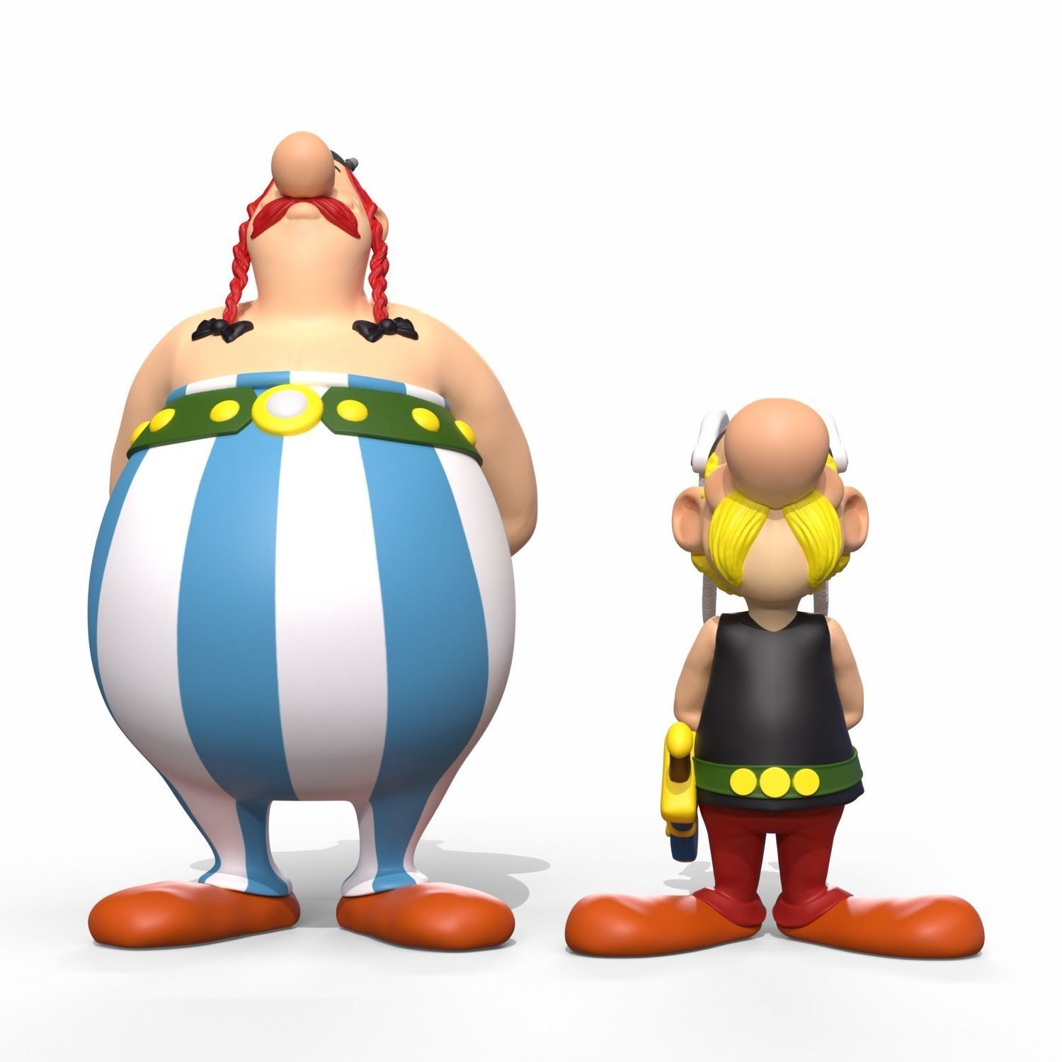 Asterix and Obelix  3D print model_4