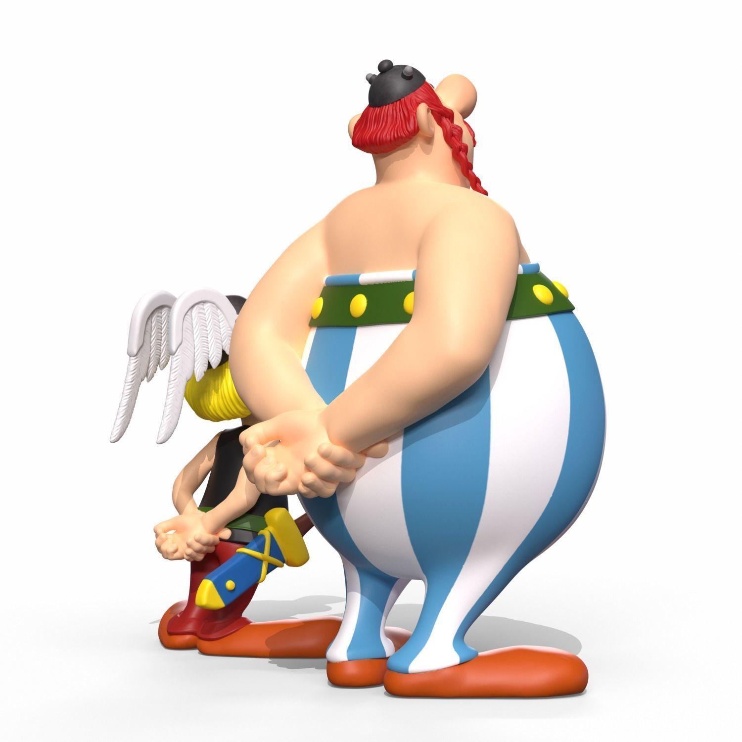 Asterix and Obelix  3D print model_7
