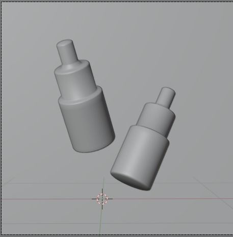 Serum bottle 3D model 3D model_2