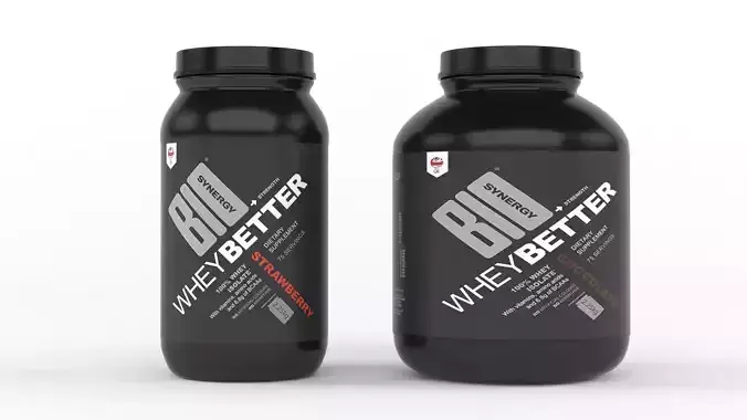 Protein Powder 3D model