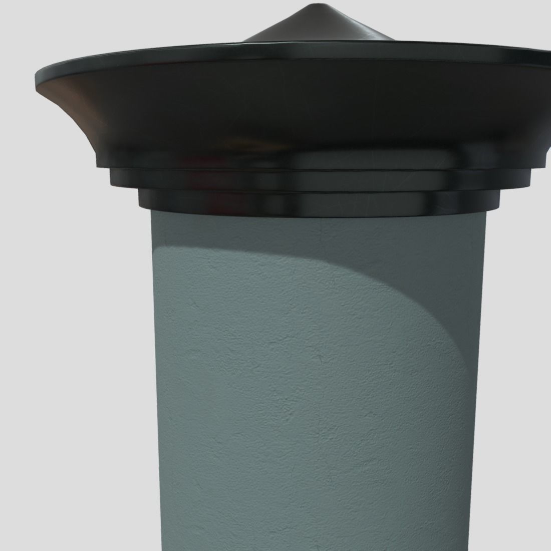Advertising Column 3 Low-poly 3D model_3