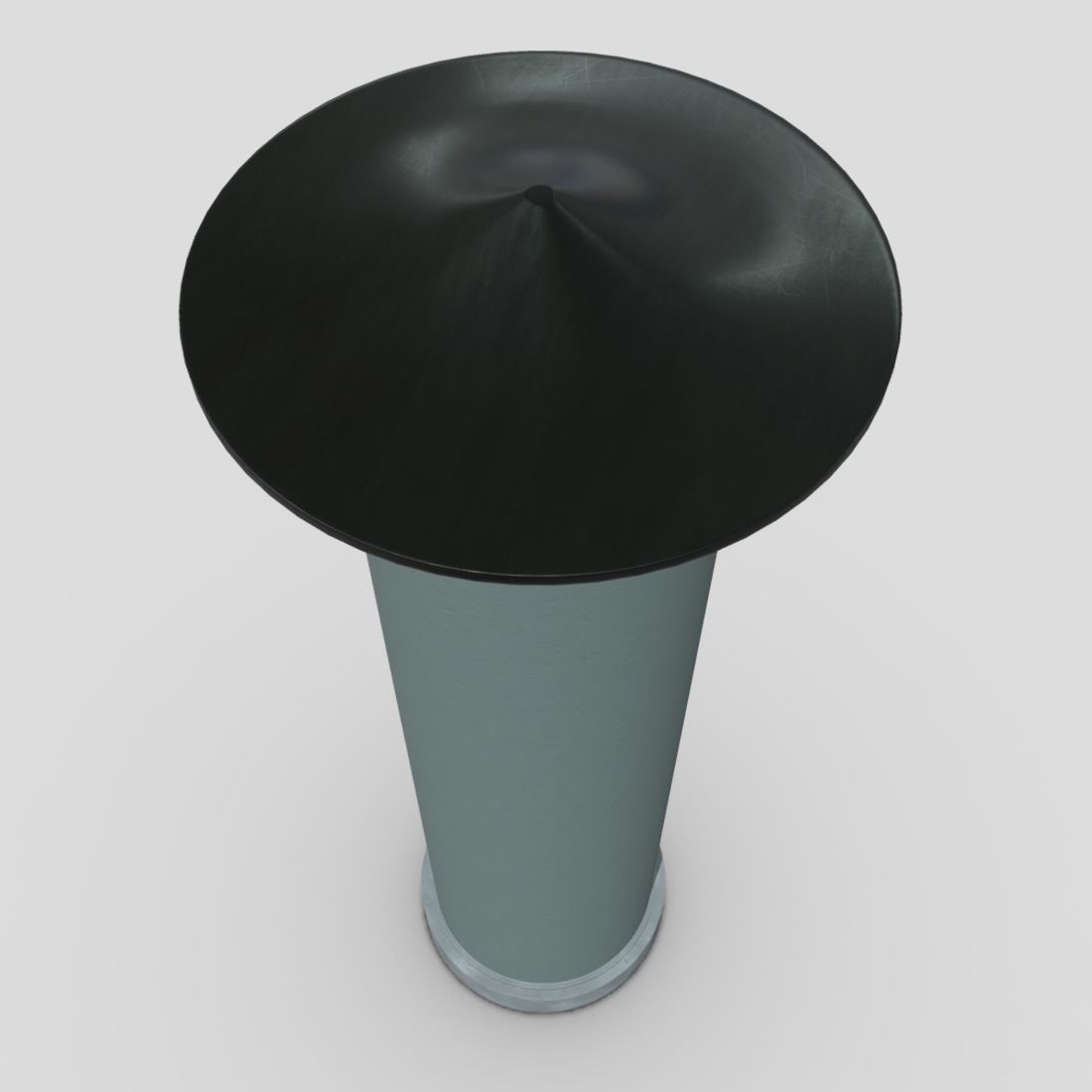 Advertising Column 3 Low-poly 3D model_7