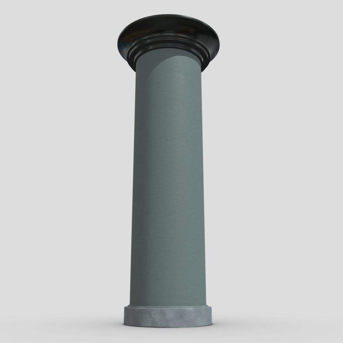 Advertising Column 3 Low-poly 3D model_11