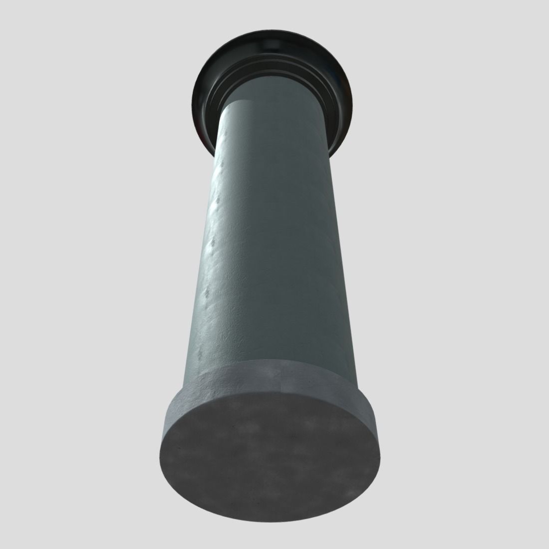 Advertising Column 3 Low-poly 3D model_9
