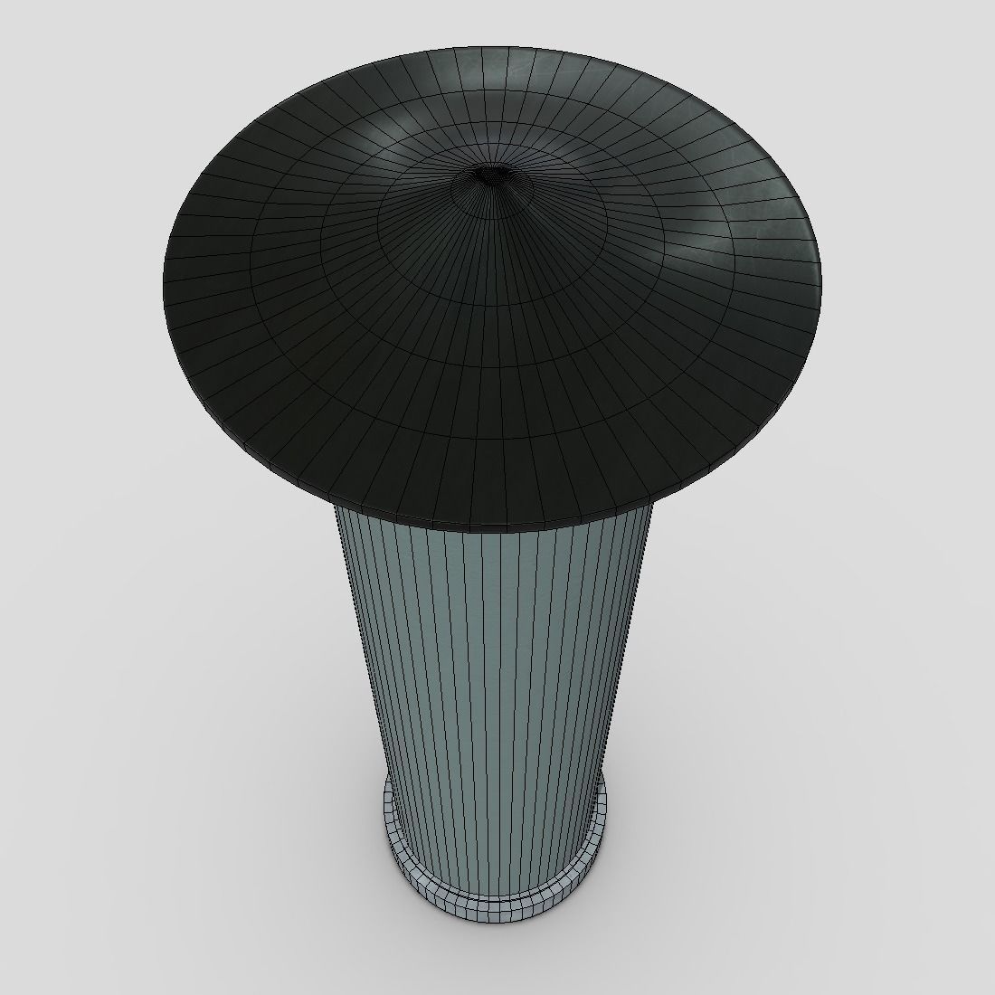 Advertising Column 3 Low-poly 3D model_8