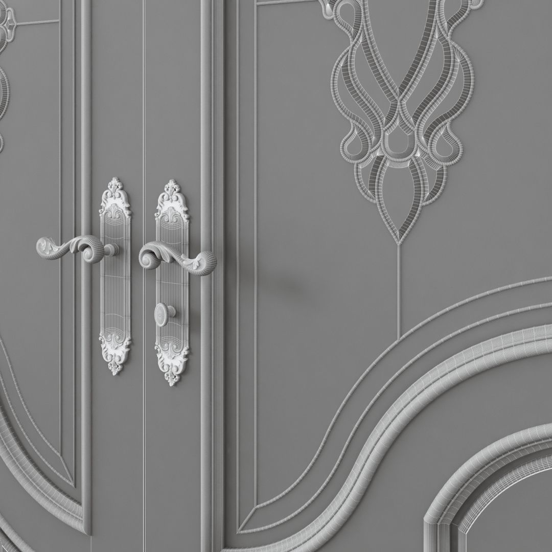Door 165 3D model_5
