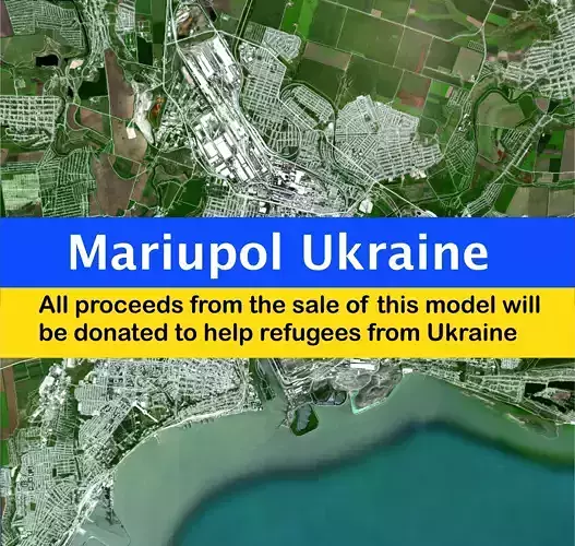 Cityscape Mariupol Ukraine 