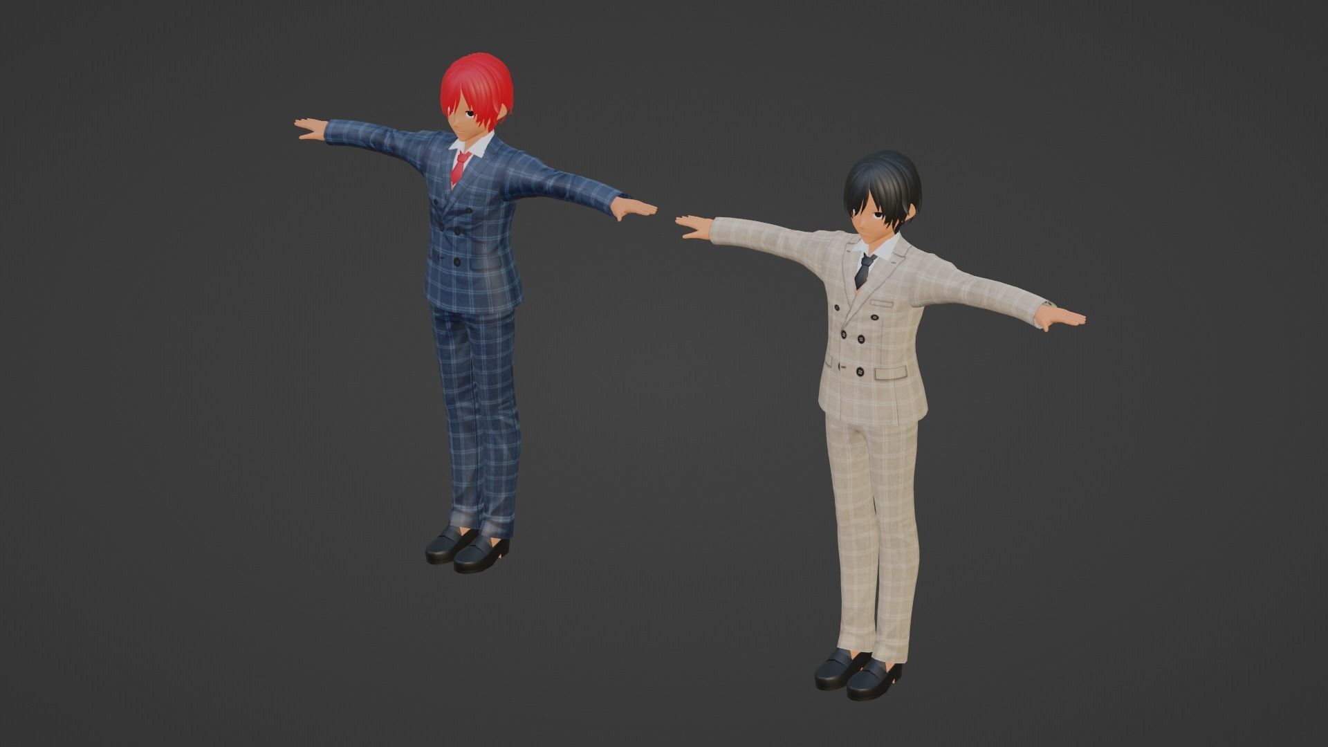 Jimin - Kim Seok-Jin - BTS Low-poly 3D model_2