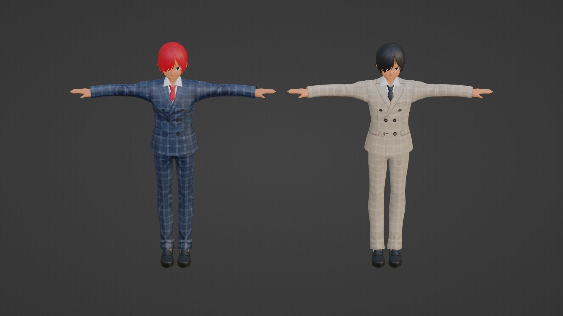 Jimin - Kim Seok-Jin - BTS Low-poly 3D model_1