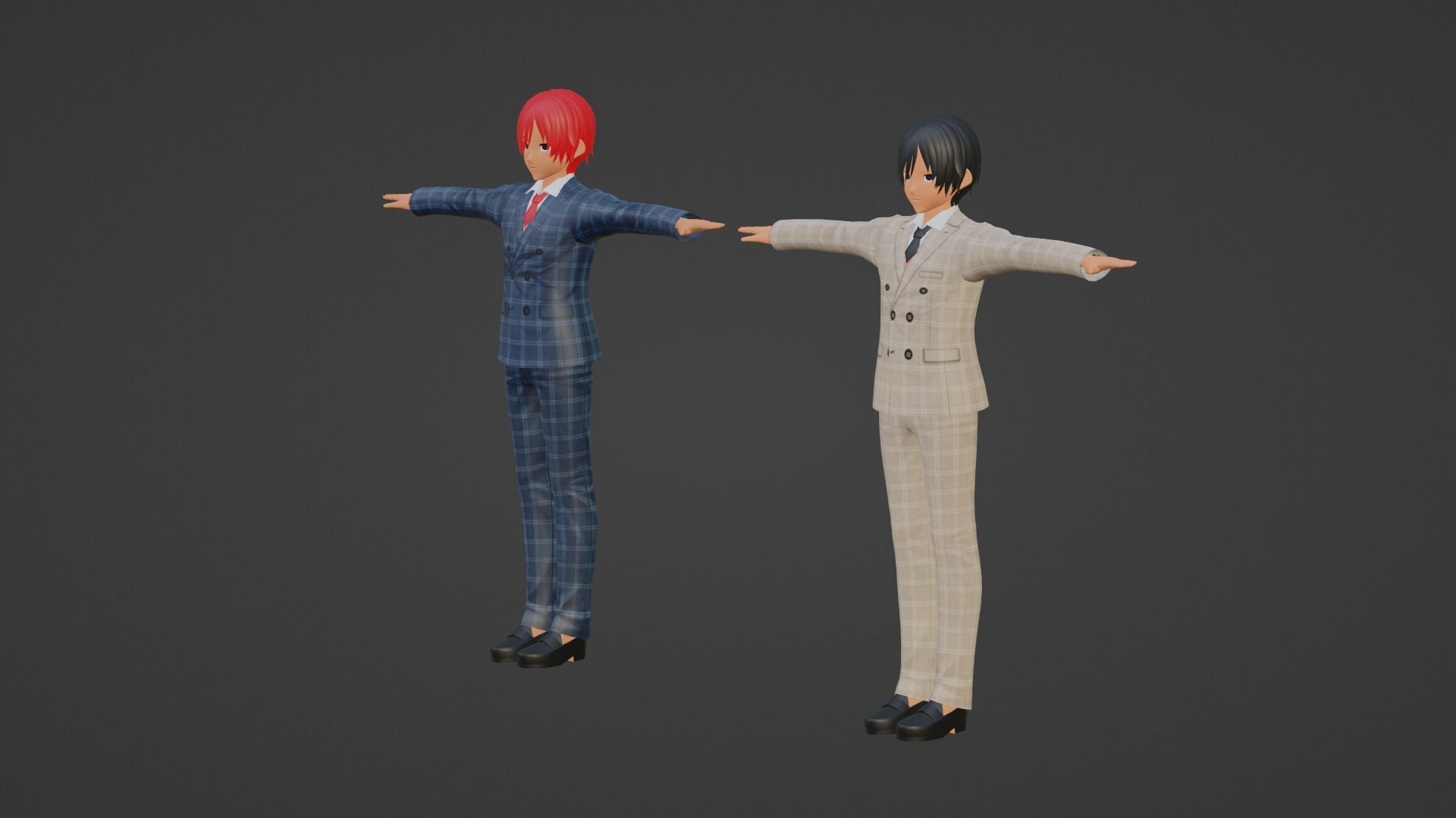 Jimin - Kim Seok-Jin - BTS Low-poly 3D model_3