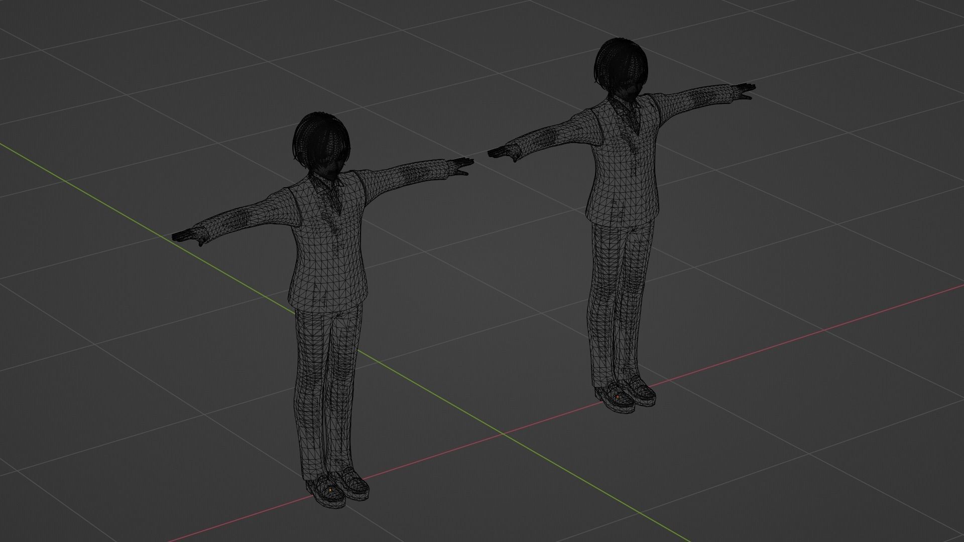 Jimin - Kim Seok-Jin - BTS Low-poly 3D model_9