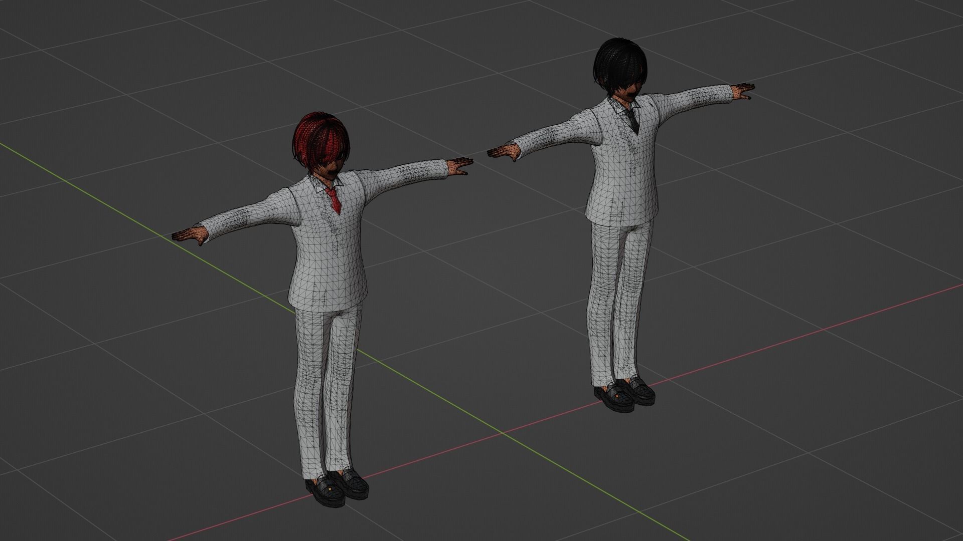 Jimin - Kim Seok-Jin - BTS Low-poly 3D model_8