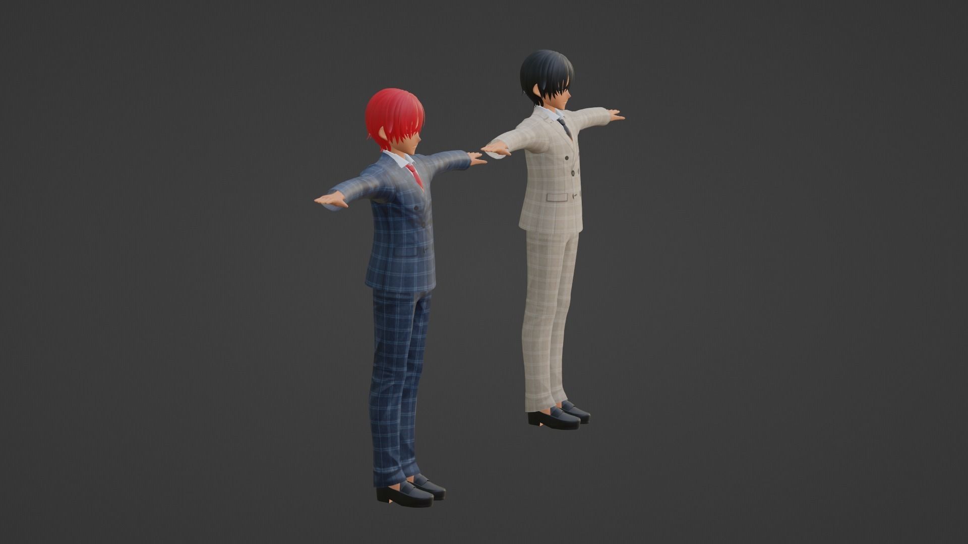 Jimin - Kim Seok-Jin - BTS Low-poly 3D model_4