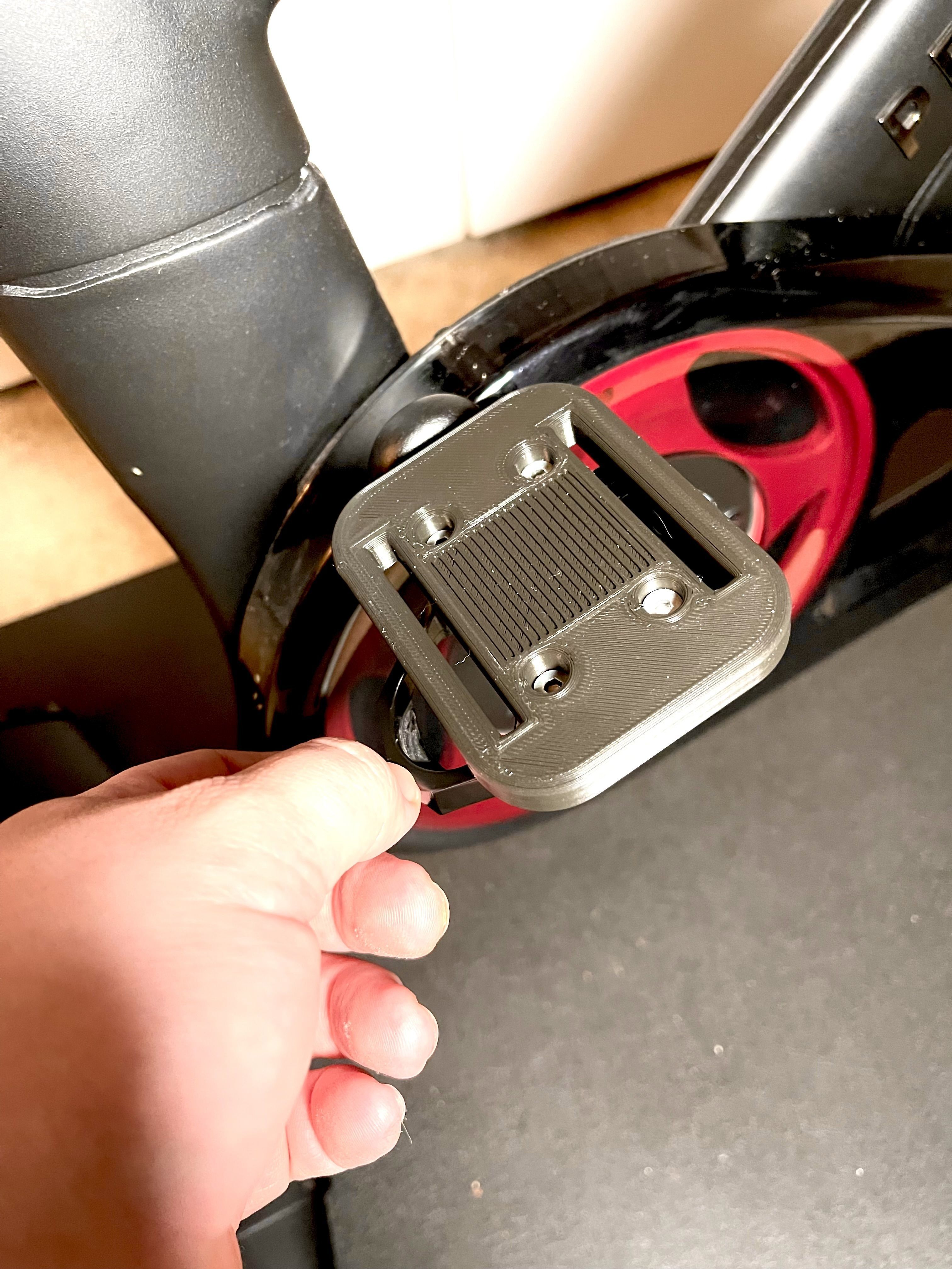 PELOTON FLAT PEDAL ATTACHMENT FOR BIKE AND BIKE PLUS 3D model 3D