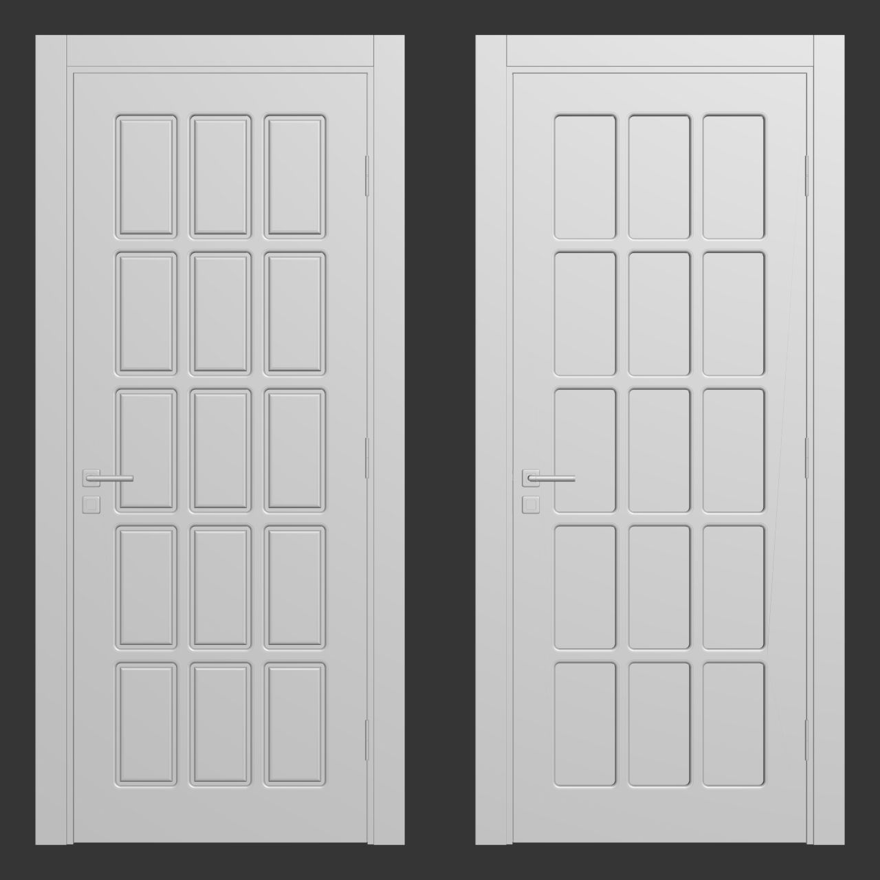 Door 127 3D model_2