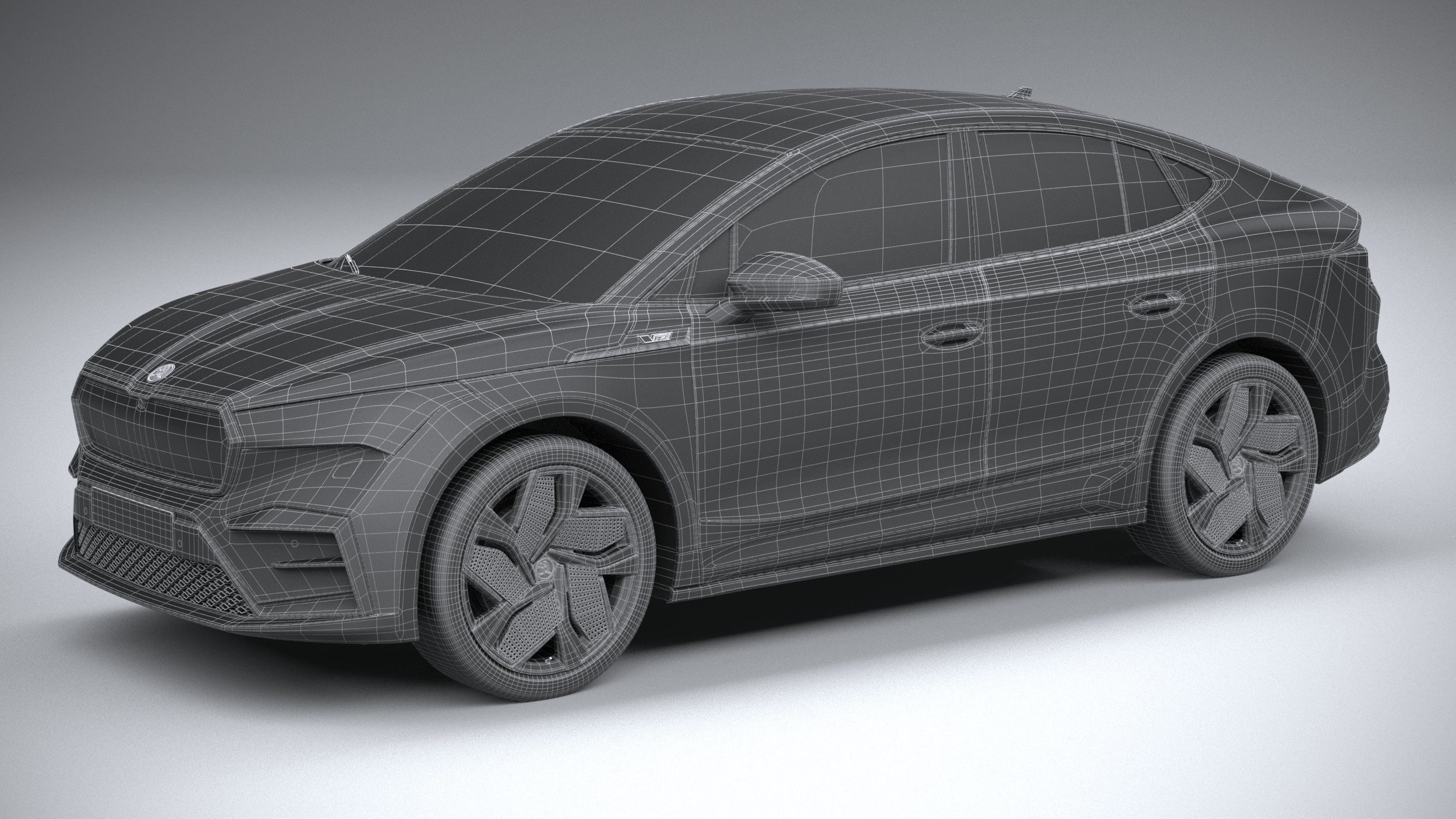Skoda Enyaq Coupe RS 2022 3D model_28