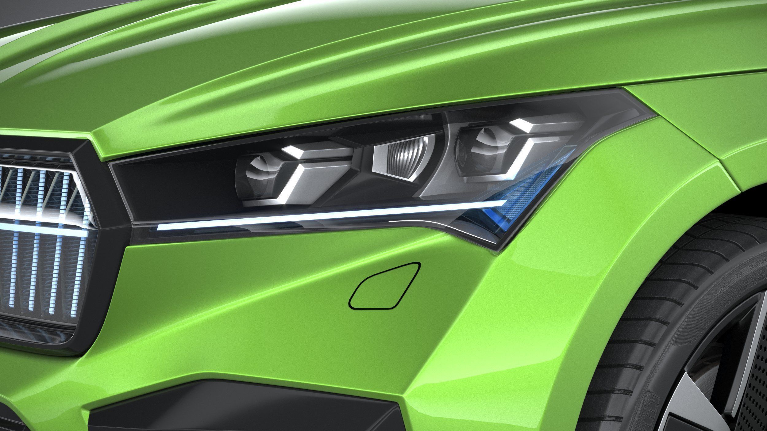 Skoda Enyaq Coupe RS 2022 3D model_14