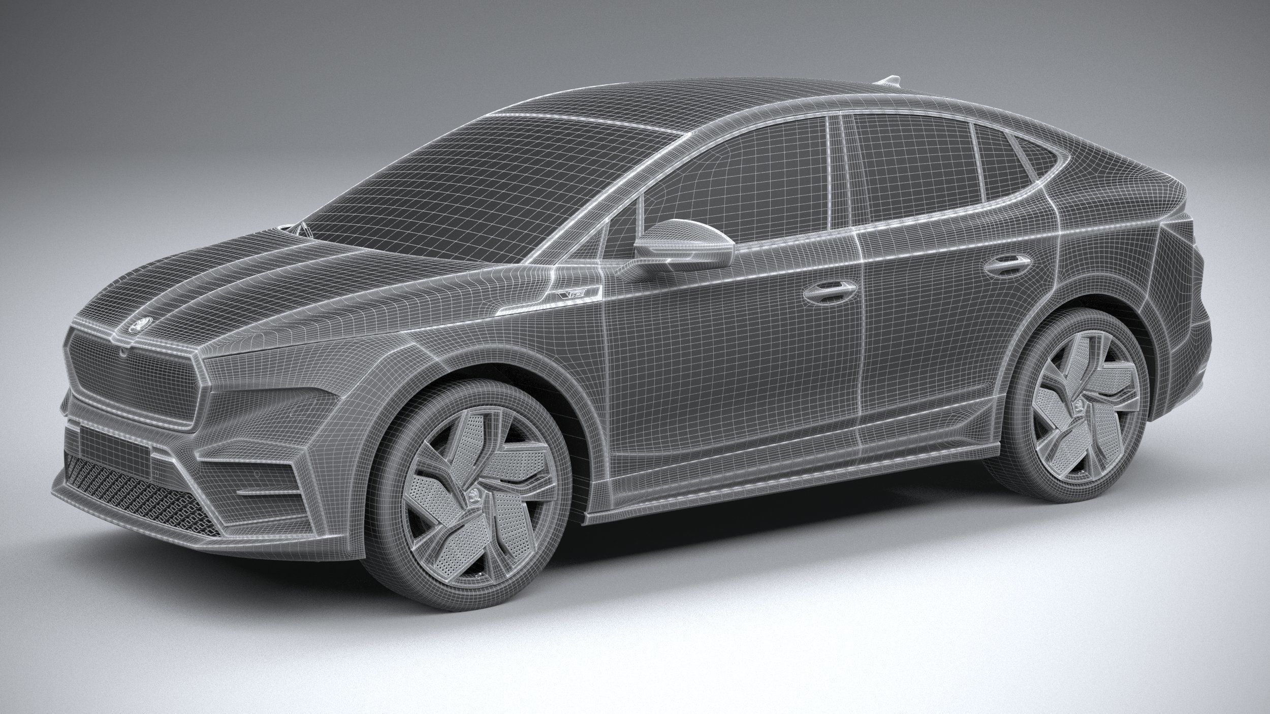 Skoda Enyaq Coupe RS 2022 3D model_26