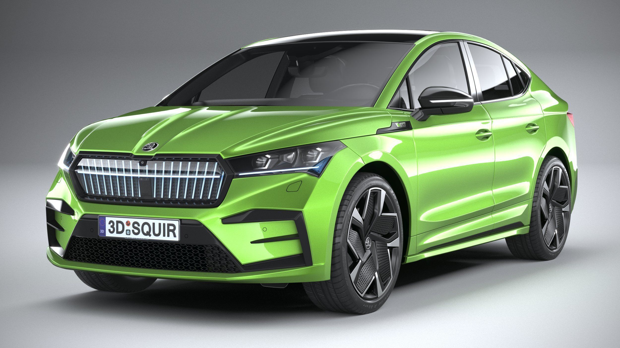 Skoda Enyaq Coupe RS 2022 3D model_2