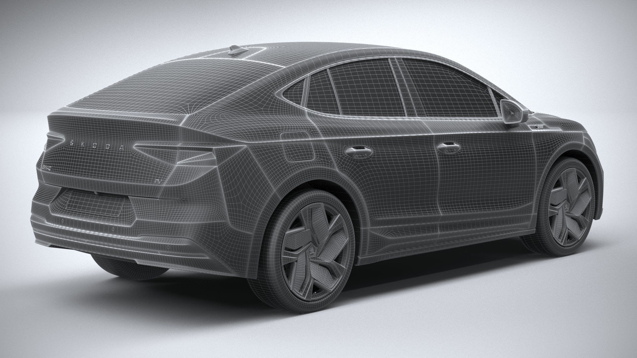 Skoda Enyaq Coupe RS 2022 3D model_27