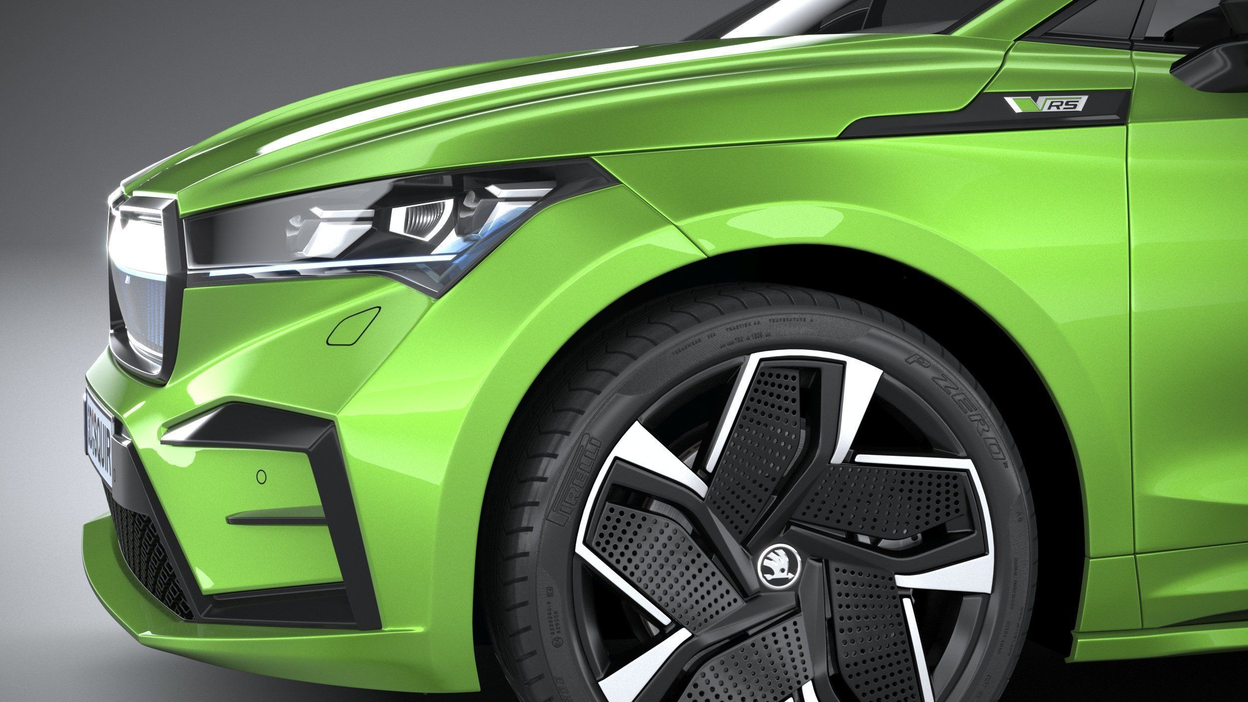 Skoda Enyaq Coupe RS 2022 3D model_3