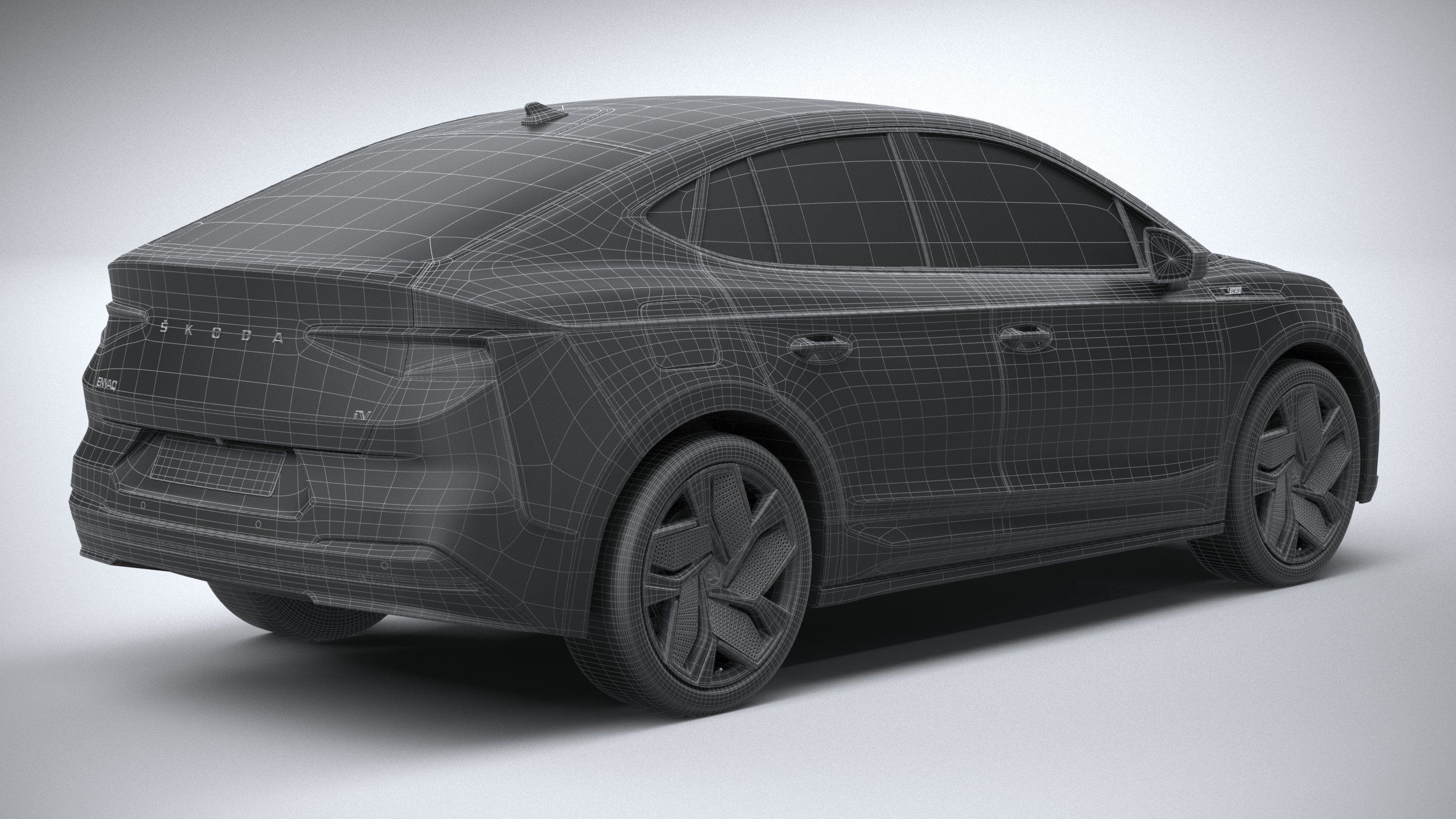 Skoda Enyaq Coupe RS 2022 3D model_29