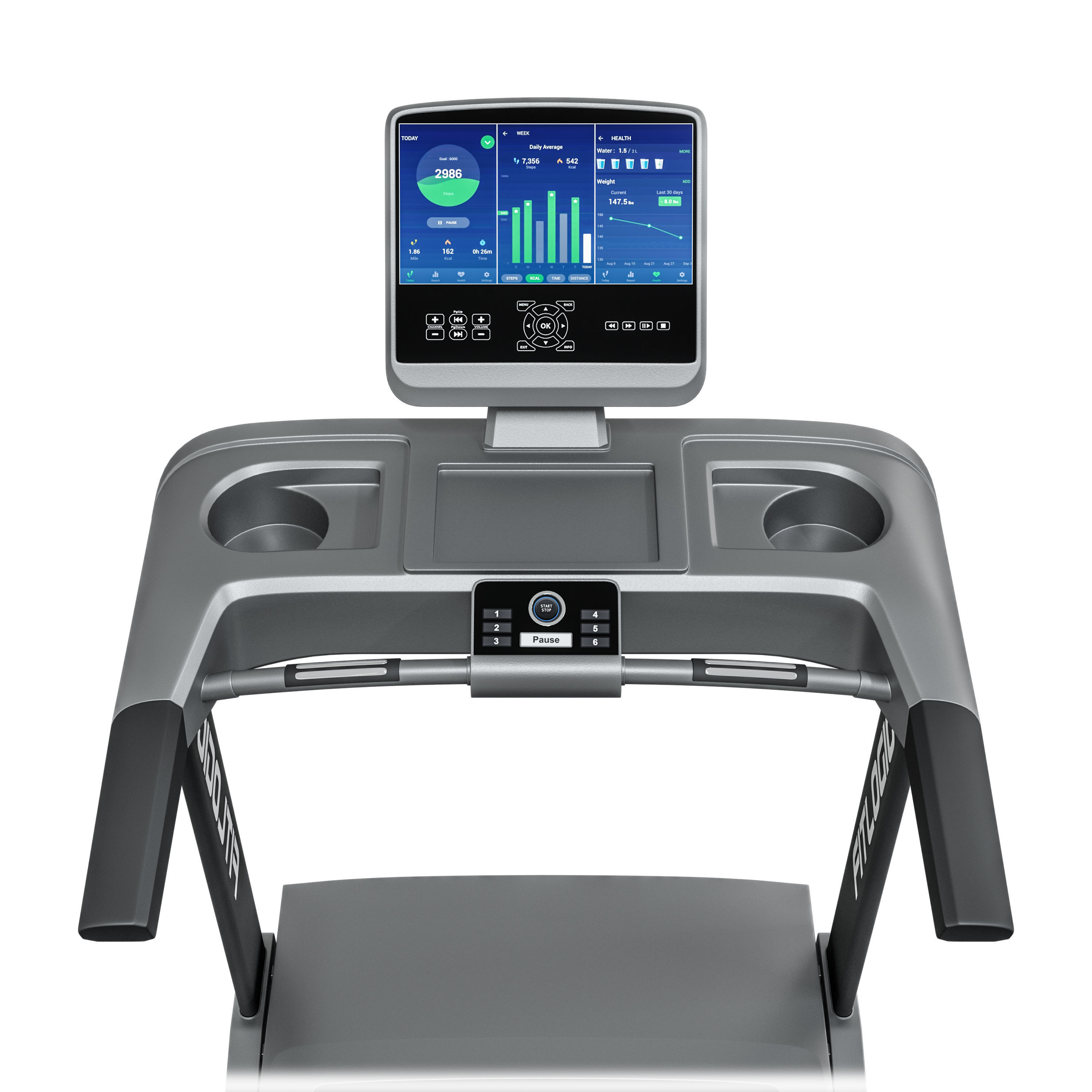 FitLogic treadmill 3D model_2