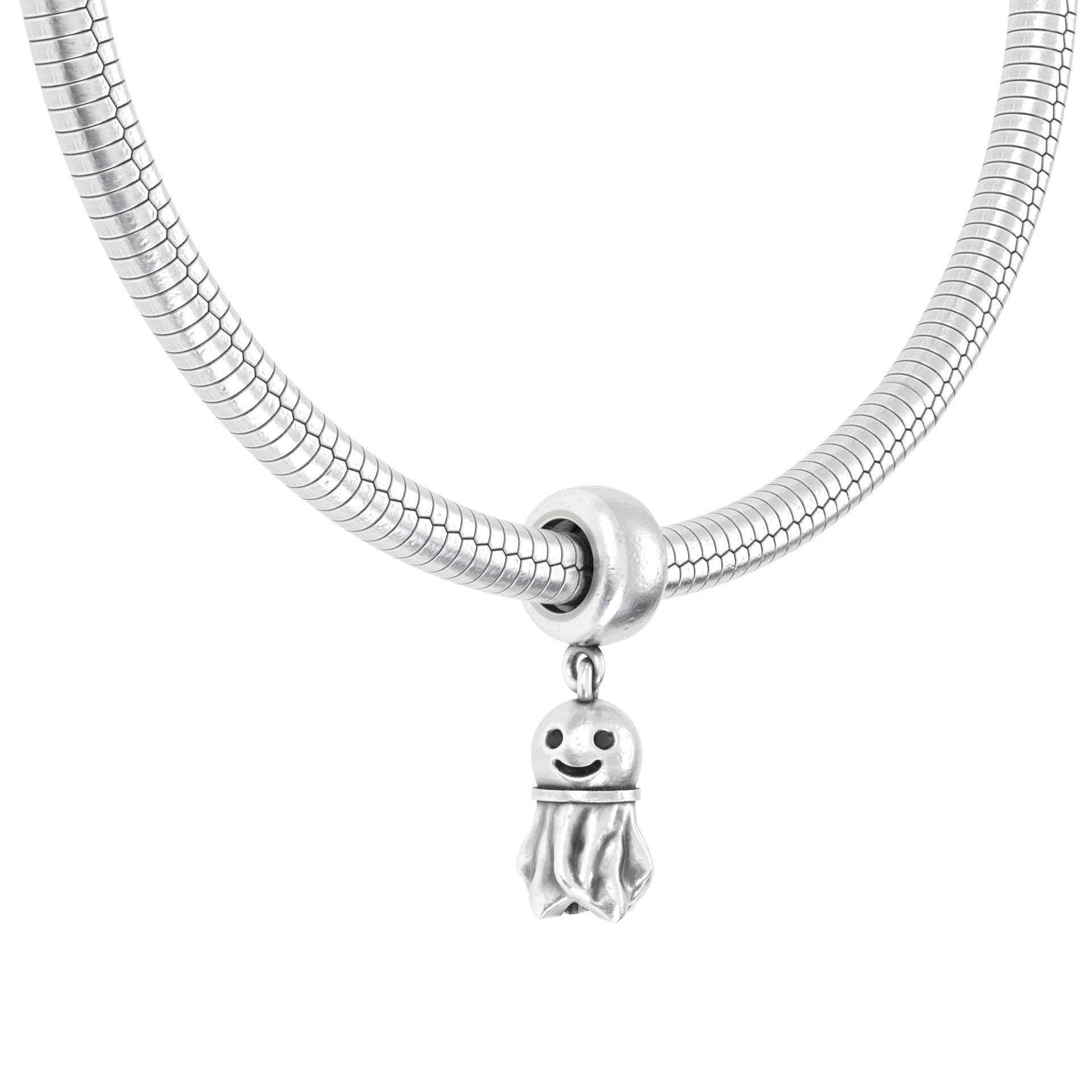 little ghost Charm 3D print model_3