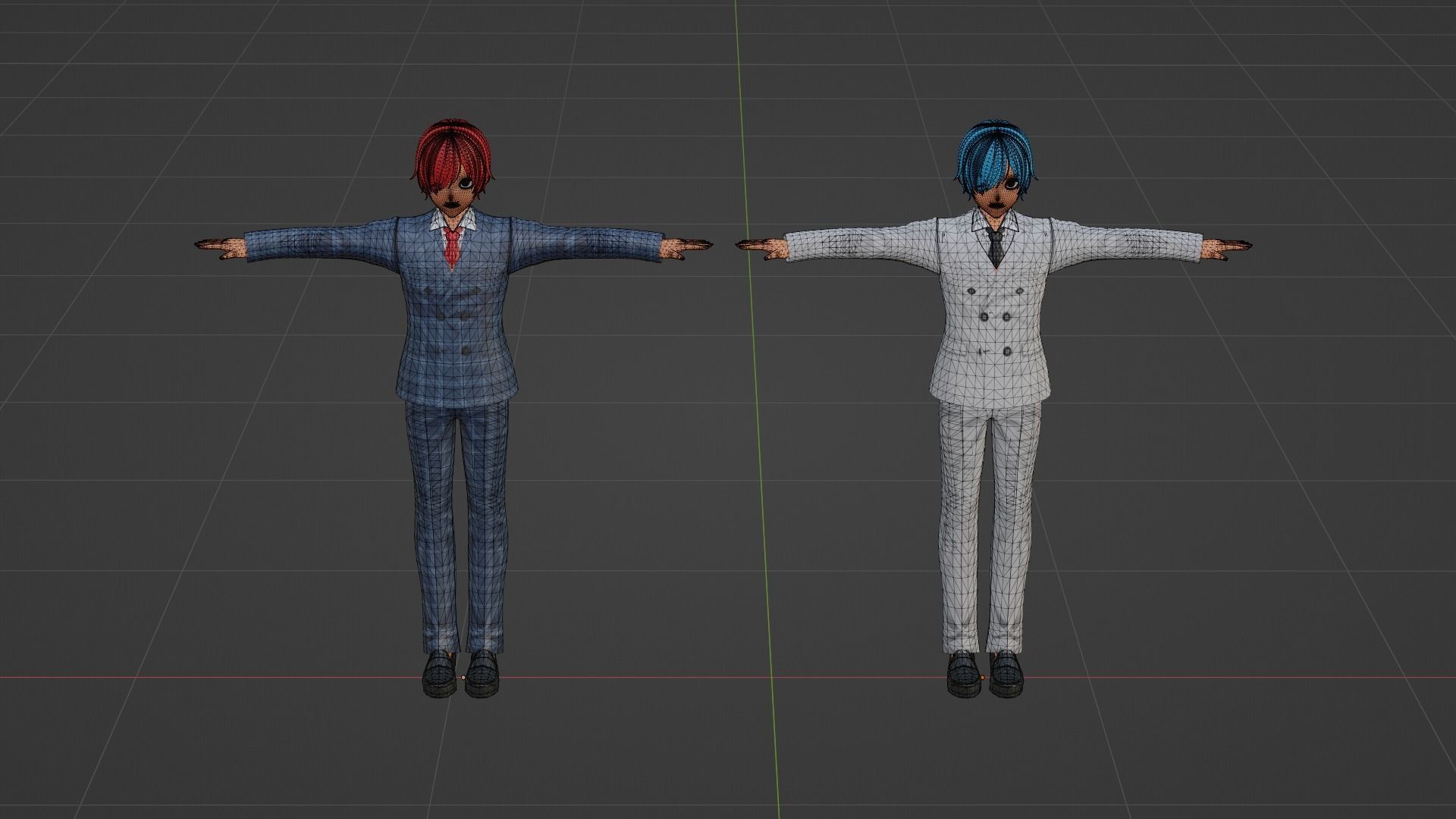 Jimin - V - BTS Low-poly 3D model_7