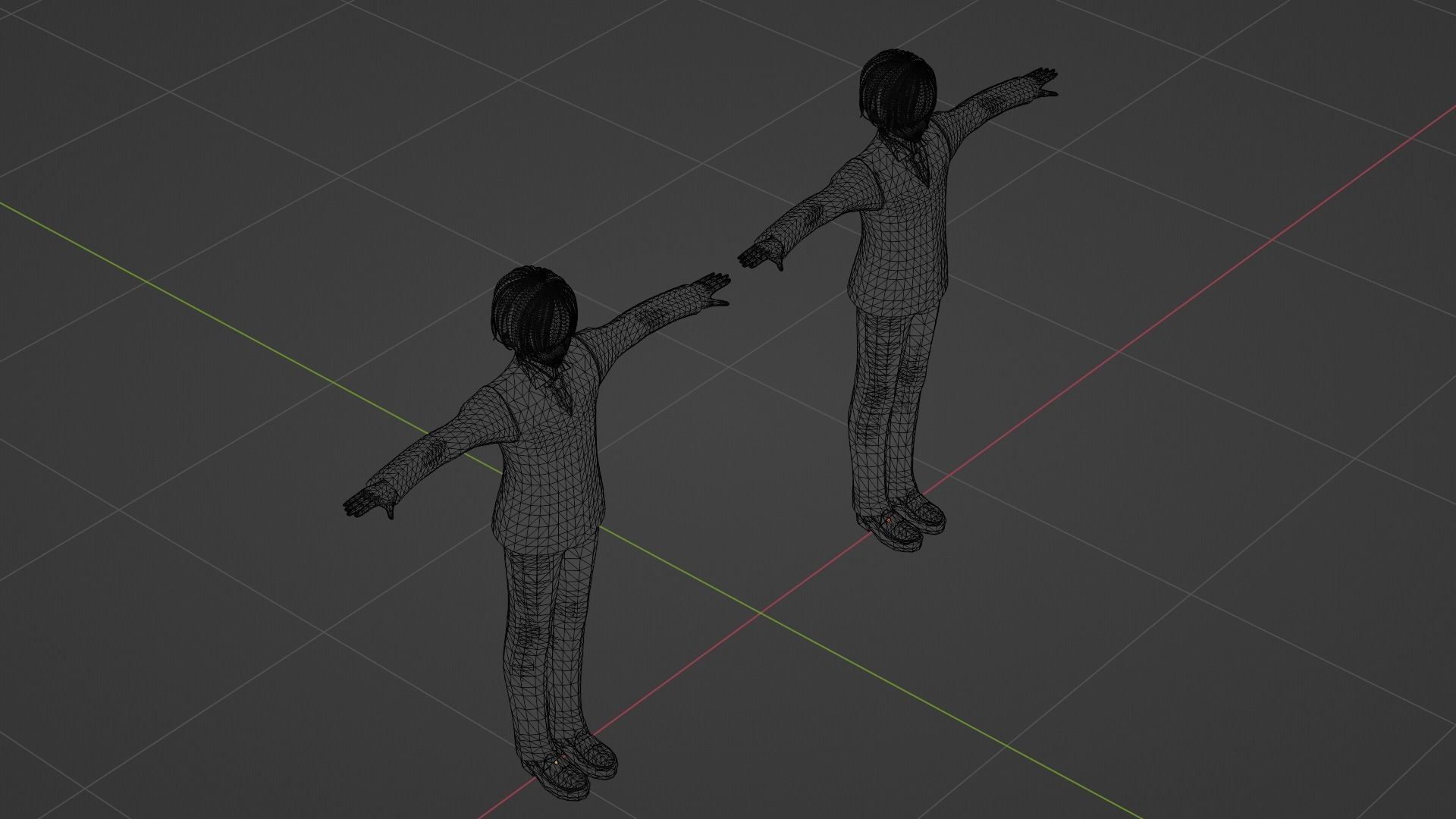 Jimin - V - BTS Low-poly 3D model_9