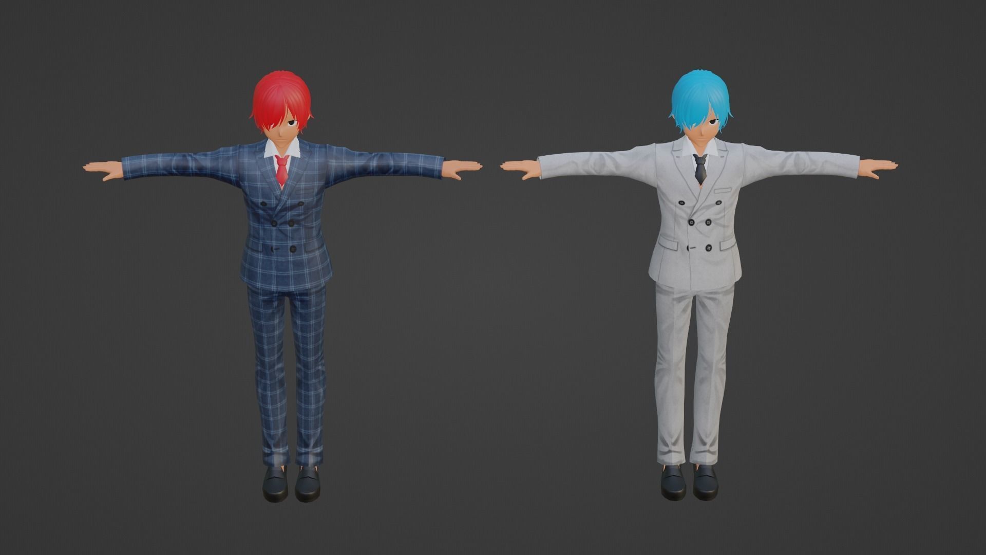 Jimin - V - BTS Low-poly 3D model_1