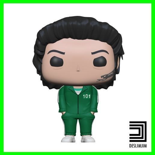 Kit Bundle Pack 13 STL Round 6 Squid Game Netflix Funko Pop 3D 3D print model_1