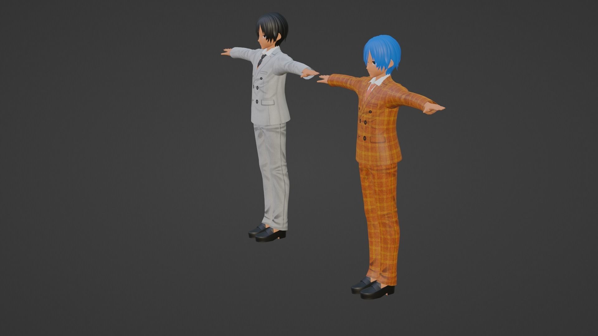 Jungkoo - RM - BTS Low-poly 3D model_3