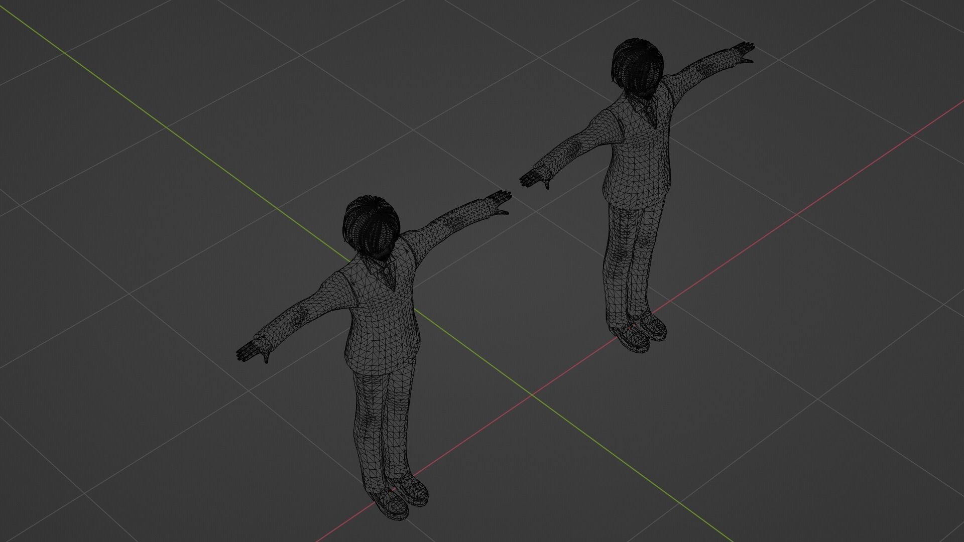 Jungkoo - RM - BTS Low-poly 3D model_9