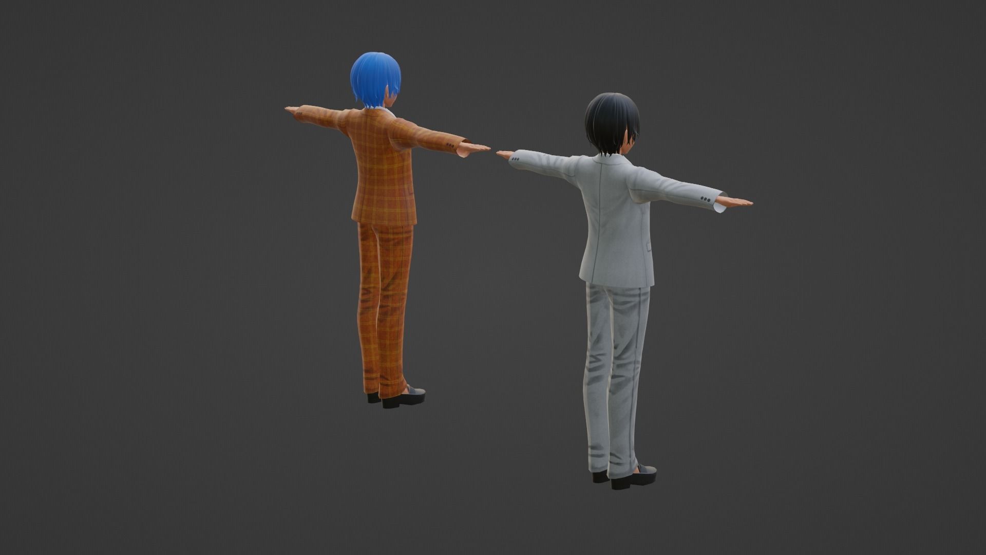 Jungkoo - RM - BTS Low-poly 3D model_5