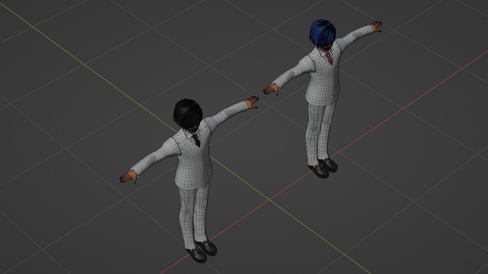 Jungkoo - RM - BTS Low-poly 3D model_7