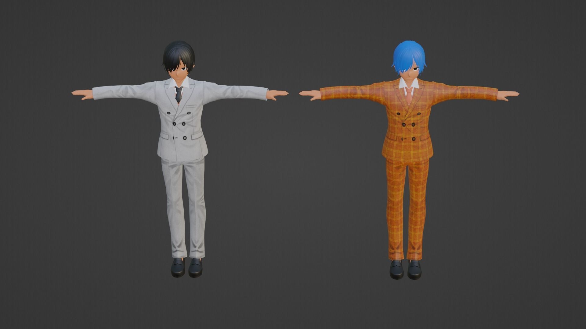 Jungkoo - RM - BTS Low-poly 3D model_1