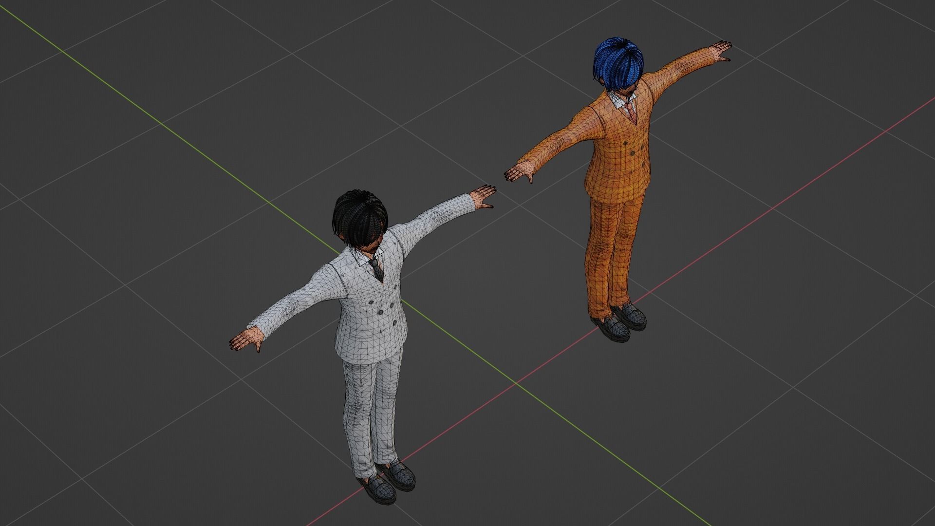 Jungkoo - RM - BTS Low-poly 3D model_6