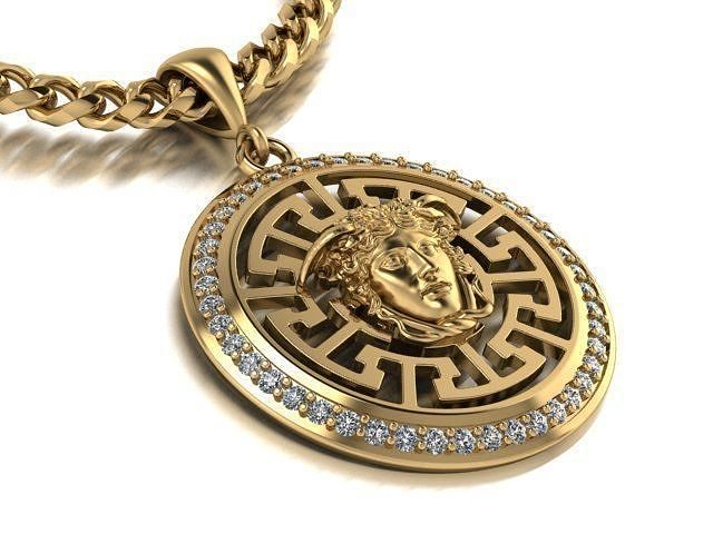 medusa pendant  3D print model