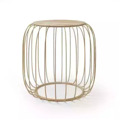 Decorative Wheat Colored Stand Or Table