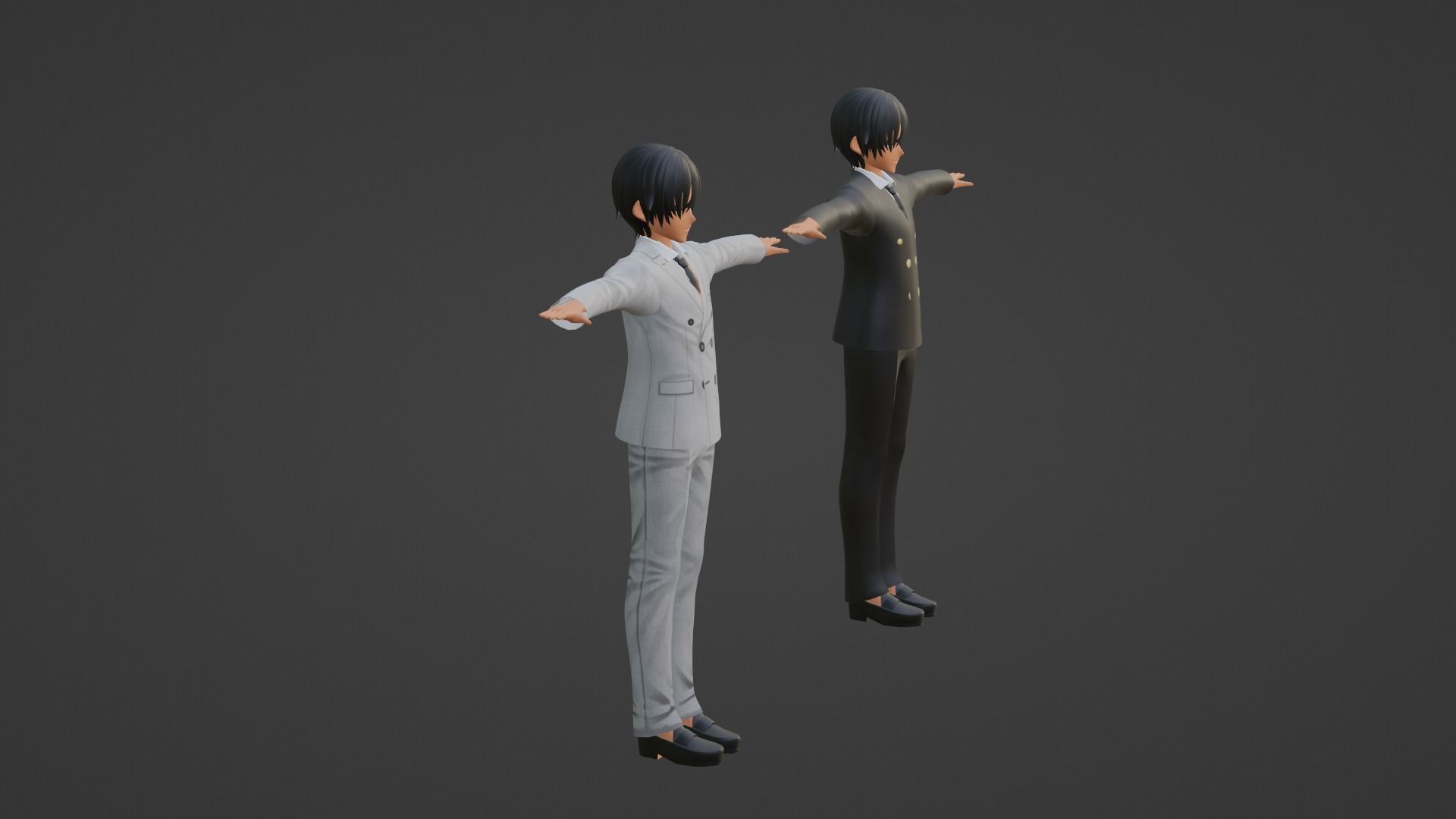Jungkook - Suga - BTS Low-poly 3D model_4