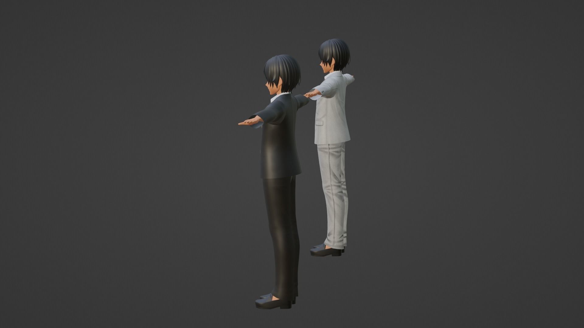 Jungkook - Suga - BTS Low-poly 3D model_3
