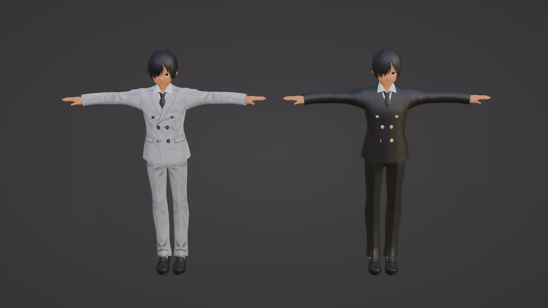 Jungkook - Suga - BTS Low-poly 3D model_0