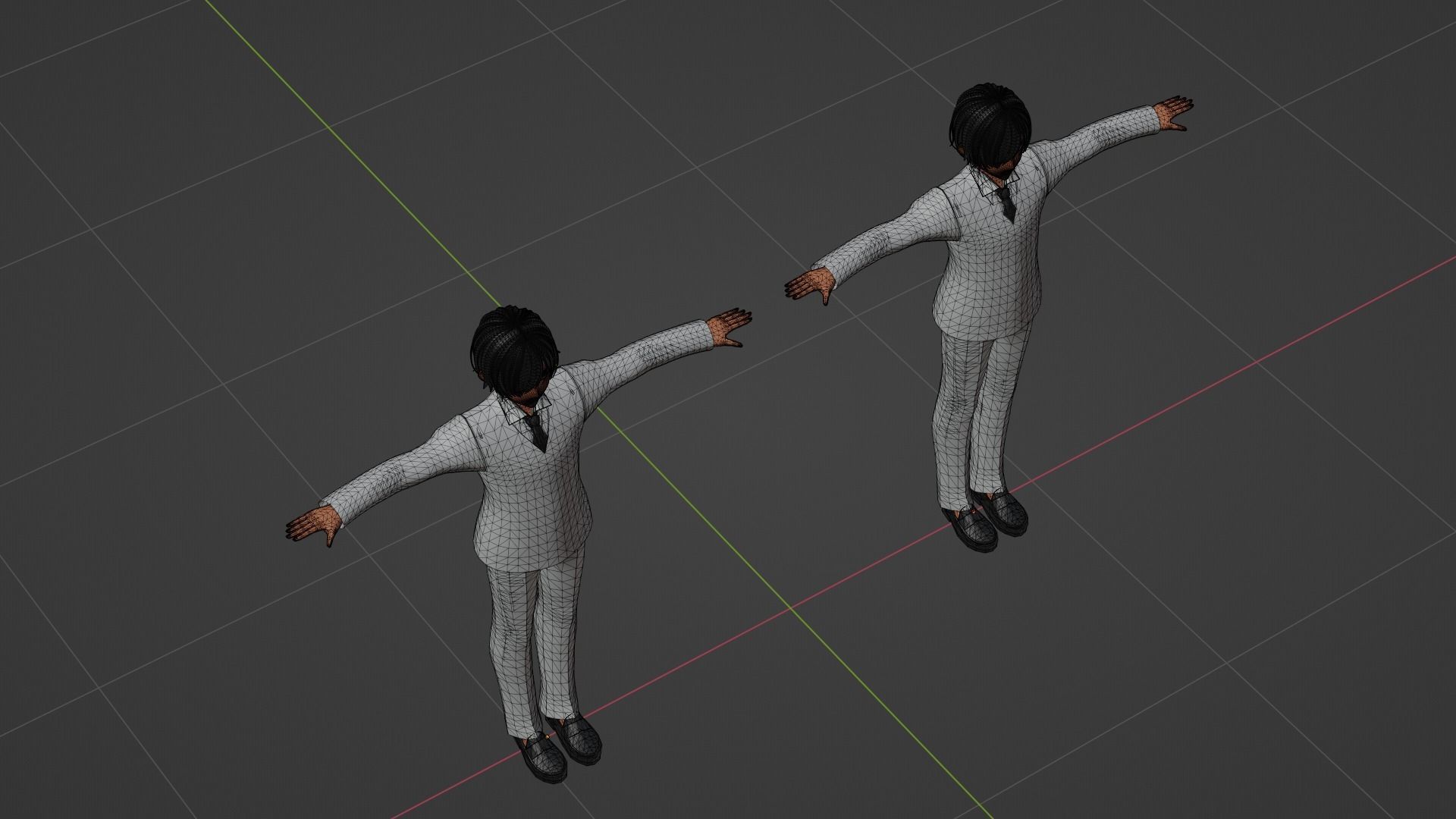 Jungkook - Suga - BTS Low-poly 3D model_7