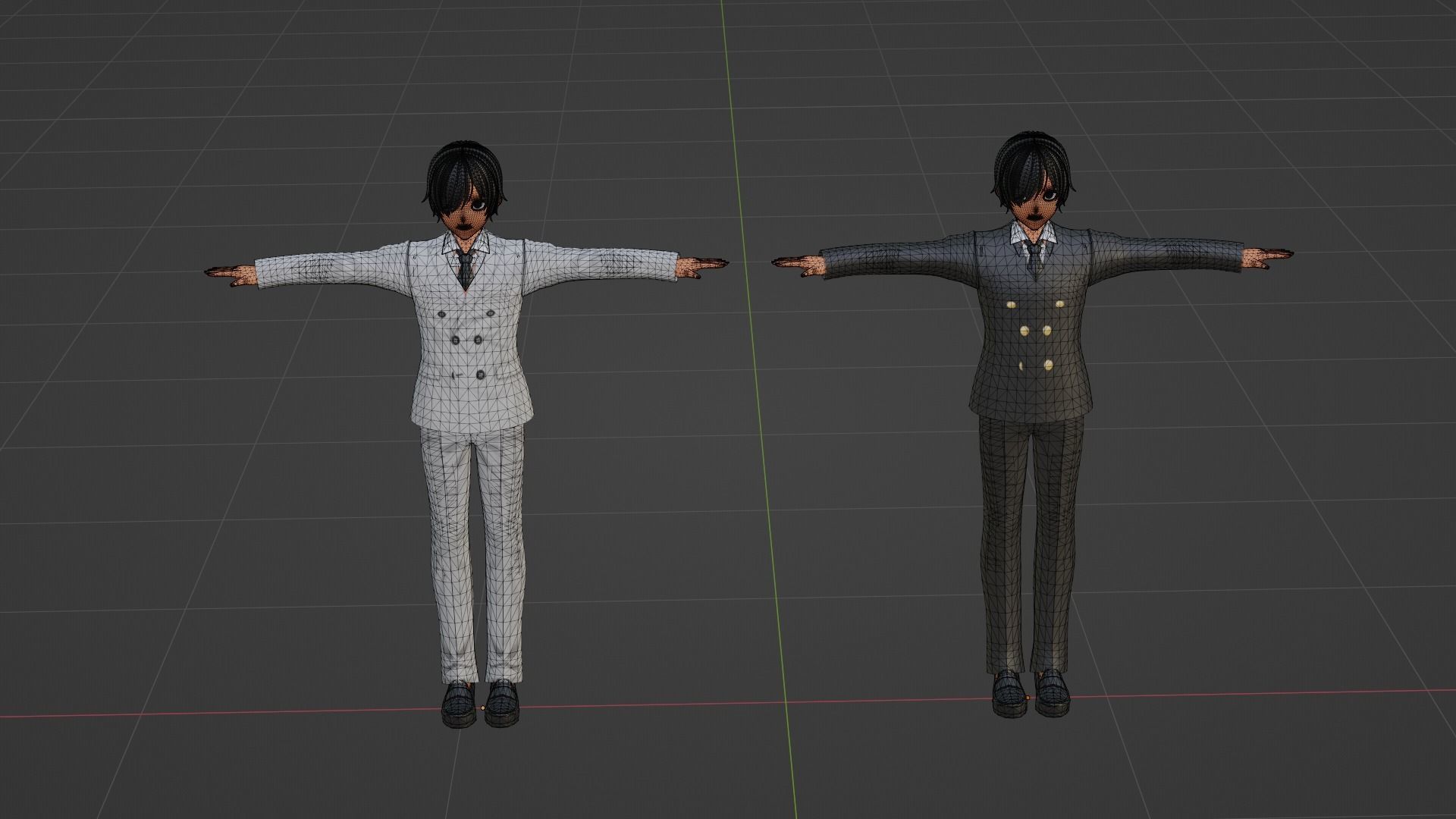 Jungkook - Suga - BTS Low-poly 3D model_8