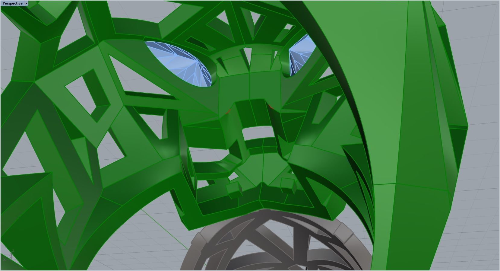 jewelry ring with stones 3D print model_29